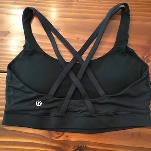 Lululemon black sports bra